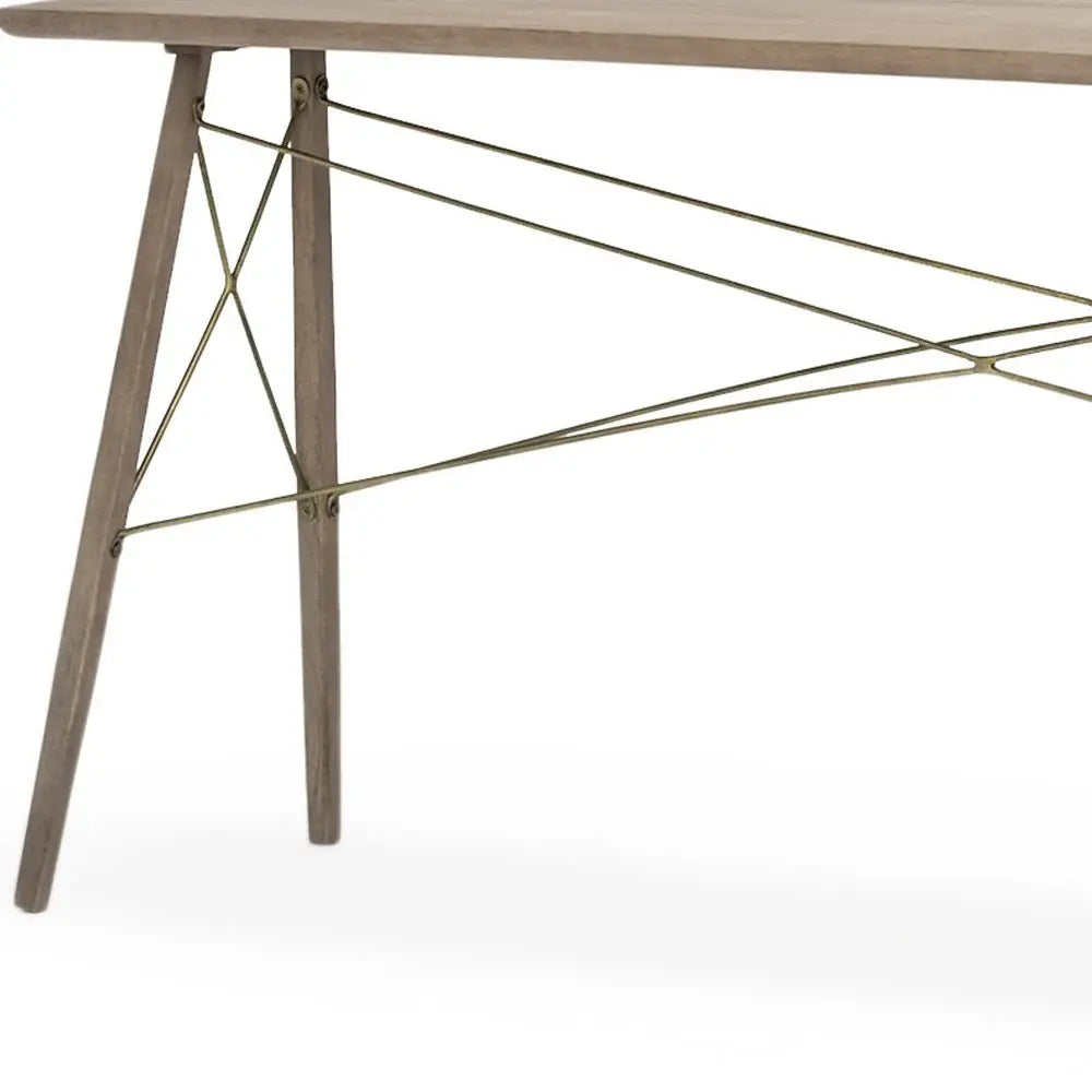 16" Brown Solid Wood Console Table - Homeroots - Flyclothing LLC