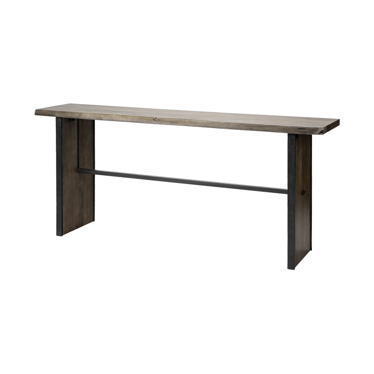 16" Brown Solid Wood Solid Console Table - Homeroots - Flyclothing LLC
