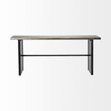 16" Brown Solid Wood Solid Console Table - Homeroots - Flyclothing LLC