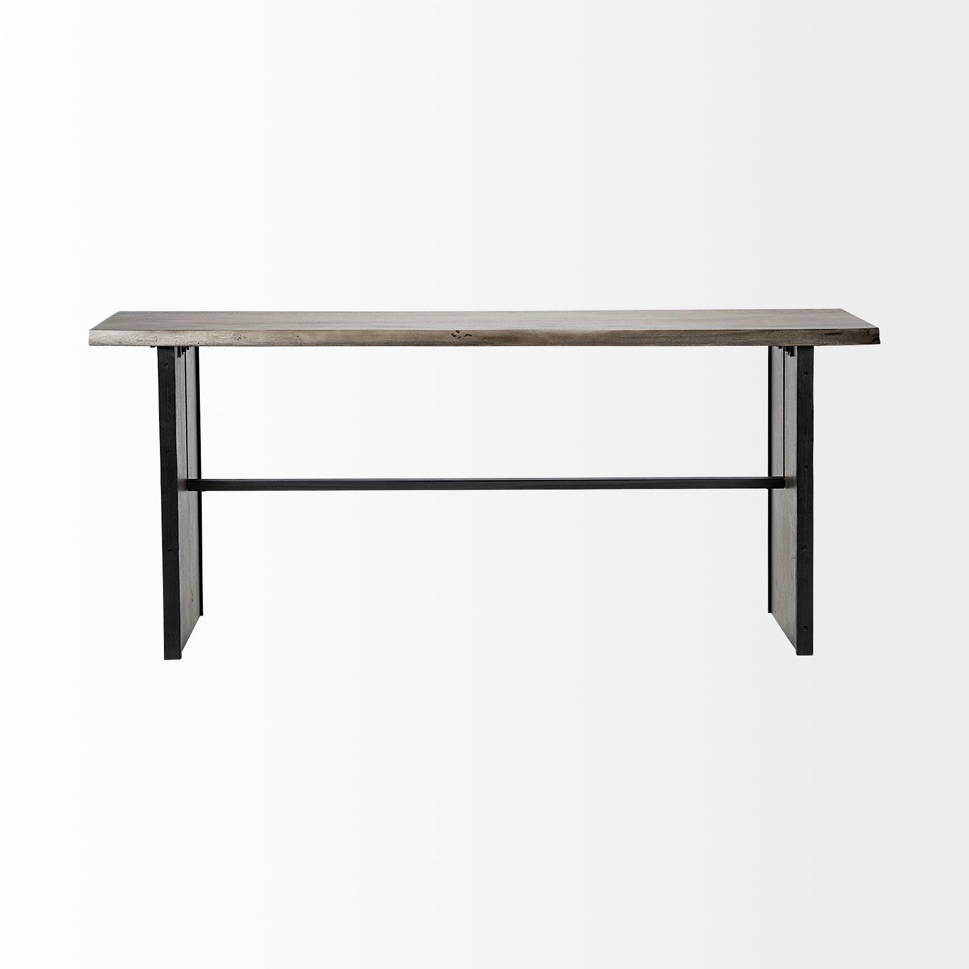 16" Brown Solid Wood Solid Console Table - Homeroots - Flyclothing LLC