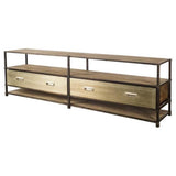 15" Brown Solid Wood Console Table - Homeroots - Flyclothing LLC