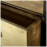 15" Brown Solid Wood Console Table - Homeroots - Flyclothing LLC