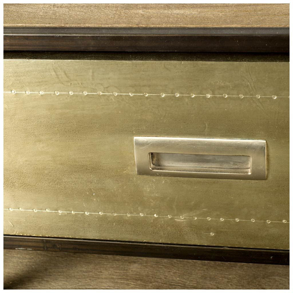 15" Brown Solid Wood Console Table - Homeroots - Flyclothing LLC