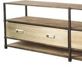 15" Brown Solid Wood Console Table - Homeroots - Flyclothing LLC