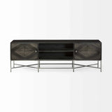 16" Dark Brown Solid Wood Console Table - Homeroots - Flyclothing LLC