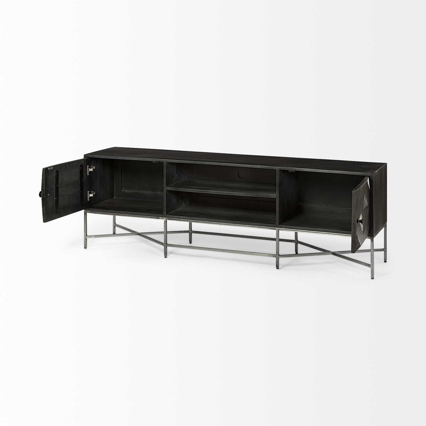 16" Dark Brown Solid Wood Console Table - Homeroots - Flyclothing LLC