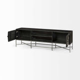 16" Dark Brown Solid Wood Console Table - Homeroots - Flyclothing LLC