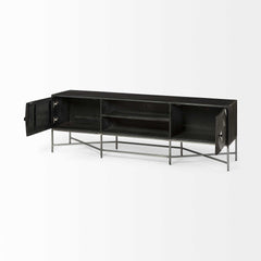 16" Dark Brown Solid Wood Console Table - Homeroots