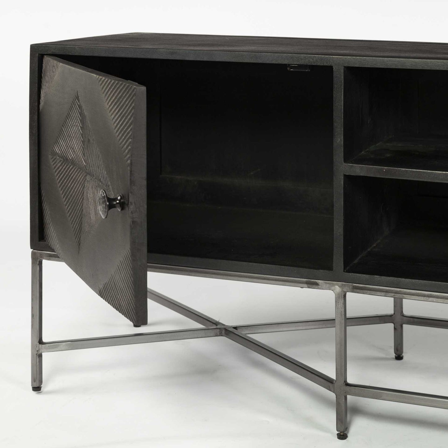 16" Dark Brown Solid Wood Console Table - Homeroots - Flyclothing LLC