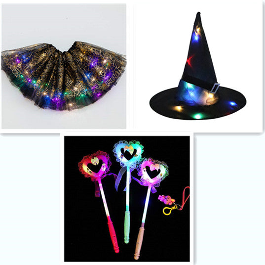 Magical & Luminous LED Princess Halloween Tutu Skirt Sequins Shiny Skirt - My Store - Flyclothing LLC