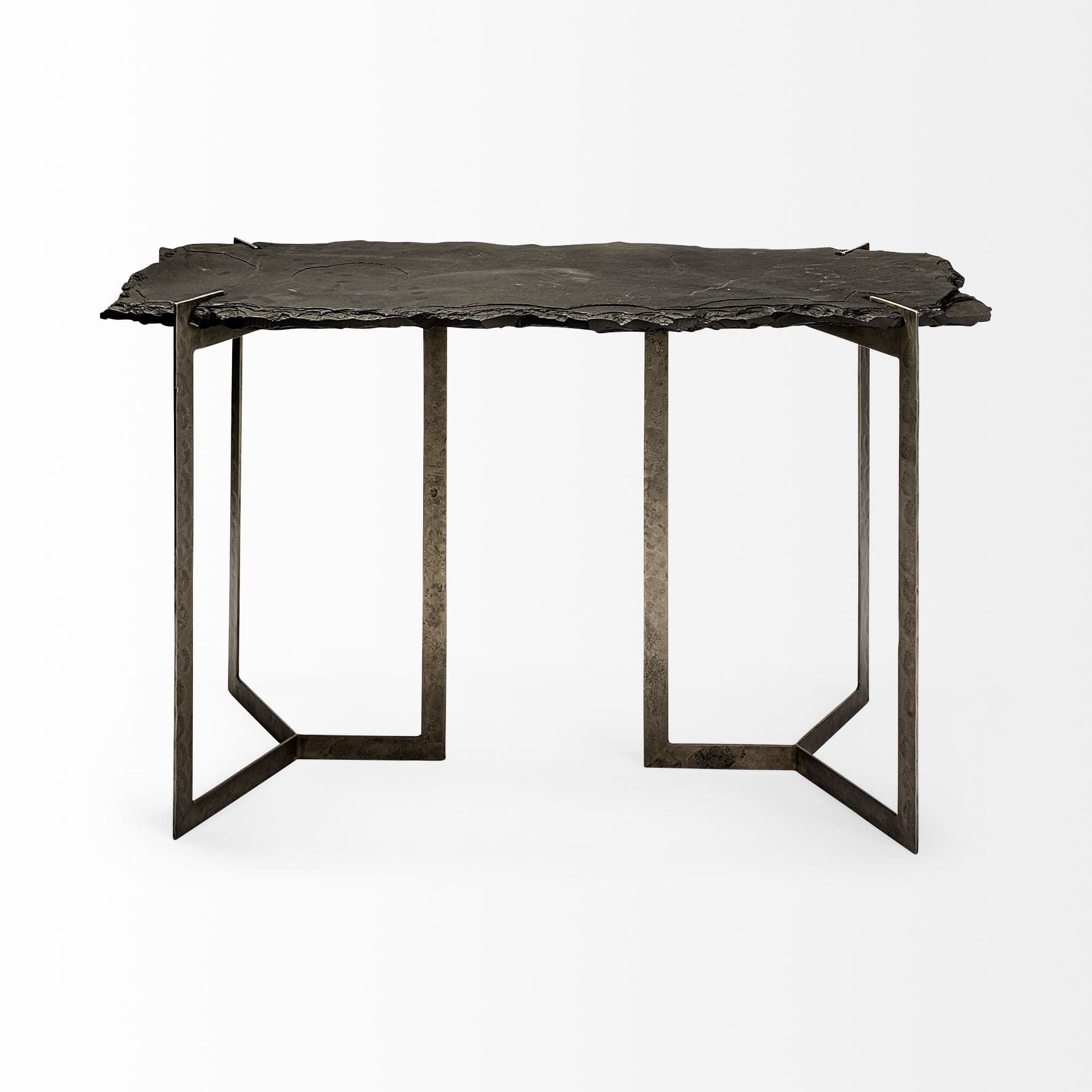 20" Brown Solid Wood Console Table - Homeroots