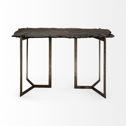 20" Brown Solid Wood Console Table - Homeroots