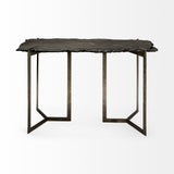 20" Brown Solid Wood Console Table - Homeroots