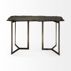 20" Brown Solid Wood Console Table - Homeroots