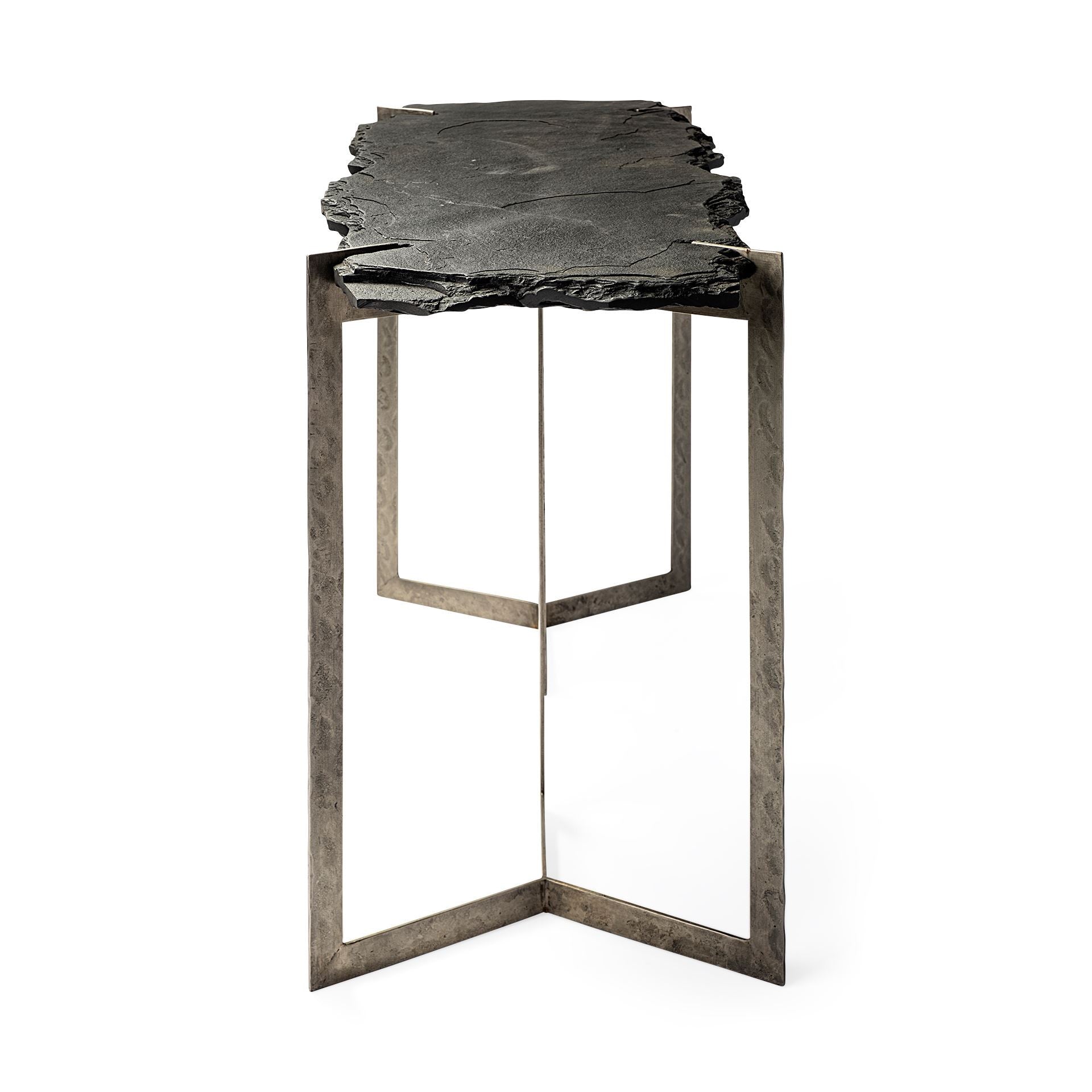 20" Brown Solid Wood Console Table