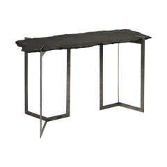 20" Brown Solid Wood Console Table