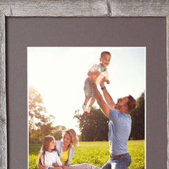 16X20 Natural Weathered Grey Picture Frame With Plexiglass Holder - Homeroots