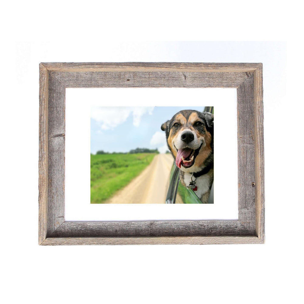 16" X 20" Rustic Reclaimed Wood Picture Frame - Homeroots - Flyclothing LLC