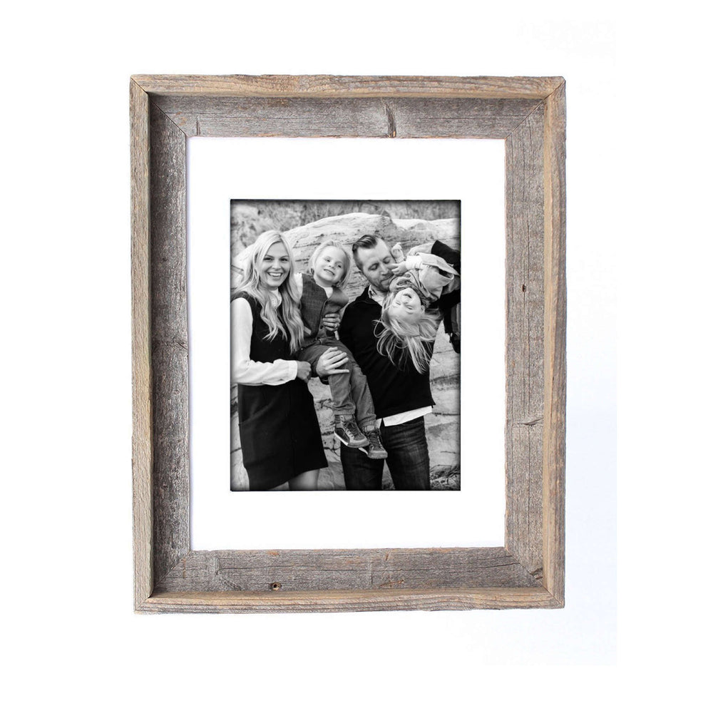 16" X 20" Rustic Reclaimed Wood Picture Frame - Homeroots - Flyclothing LLC
