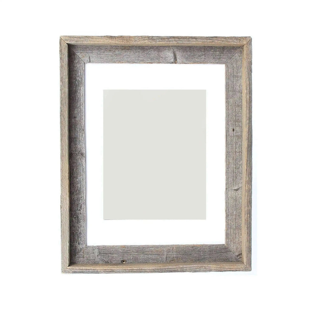 16" X 20" Rustic Reclaimed Wood Picture Frame - Homeroots - Flyclothing LLC