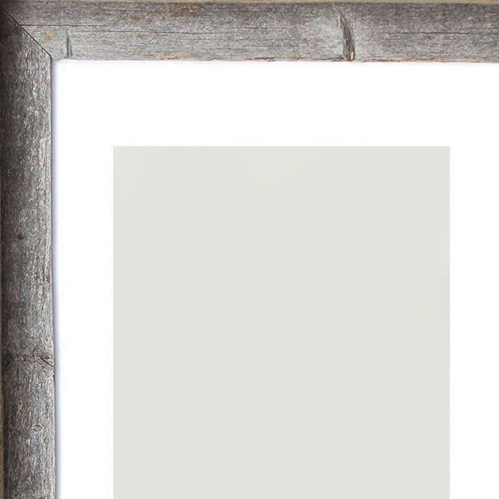 16" X 20" Rustic Reclaimed Wood Picture Frame - Homeroots - Flyclothing LLC