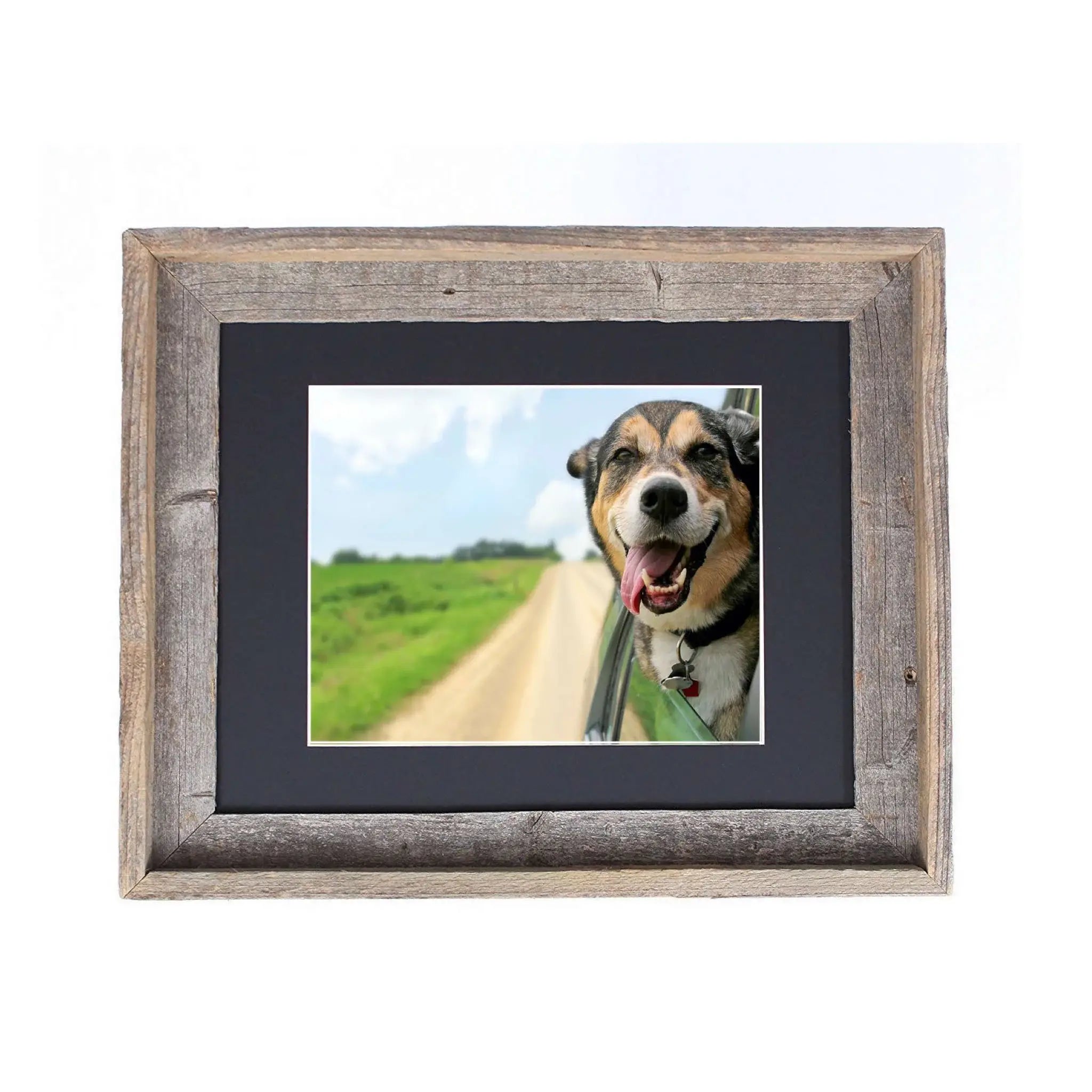 16X20 Rustic Black Picture Frame With Plexiglass Holder - Homeroots - Flyclothing LLC