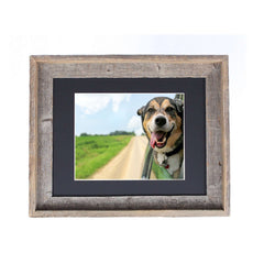 16X20 Rustic Black Picture Frame With Plexiglass Holder