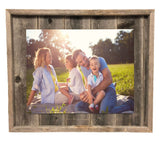11X14 Weathered Grey Picture Frame With Plexiglass Holder - Homeroots