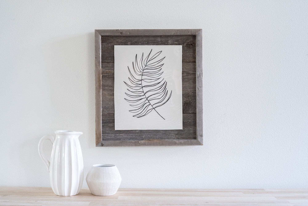 11X14 Weathered Grey Picture Frame With Plexiglass Holder - Homeroots - Flyclothing LLC