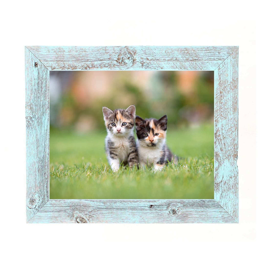 11X17 Rustic Blue Picture Frame - Homeroots - Flyclothing LLC