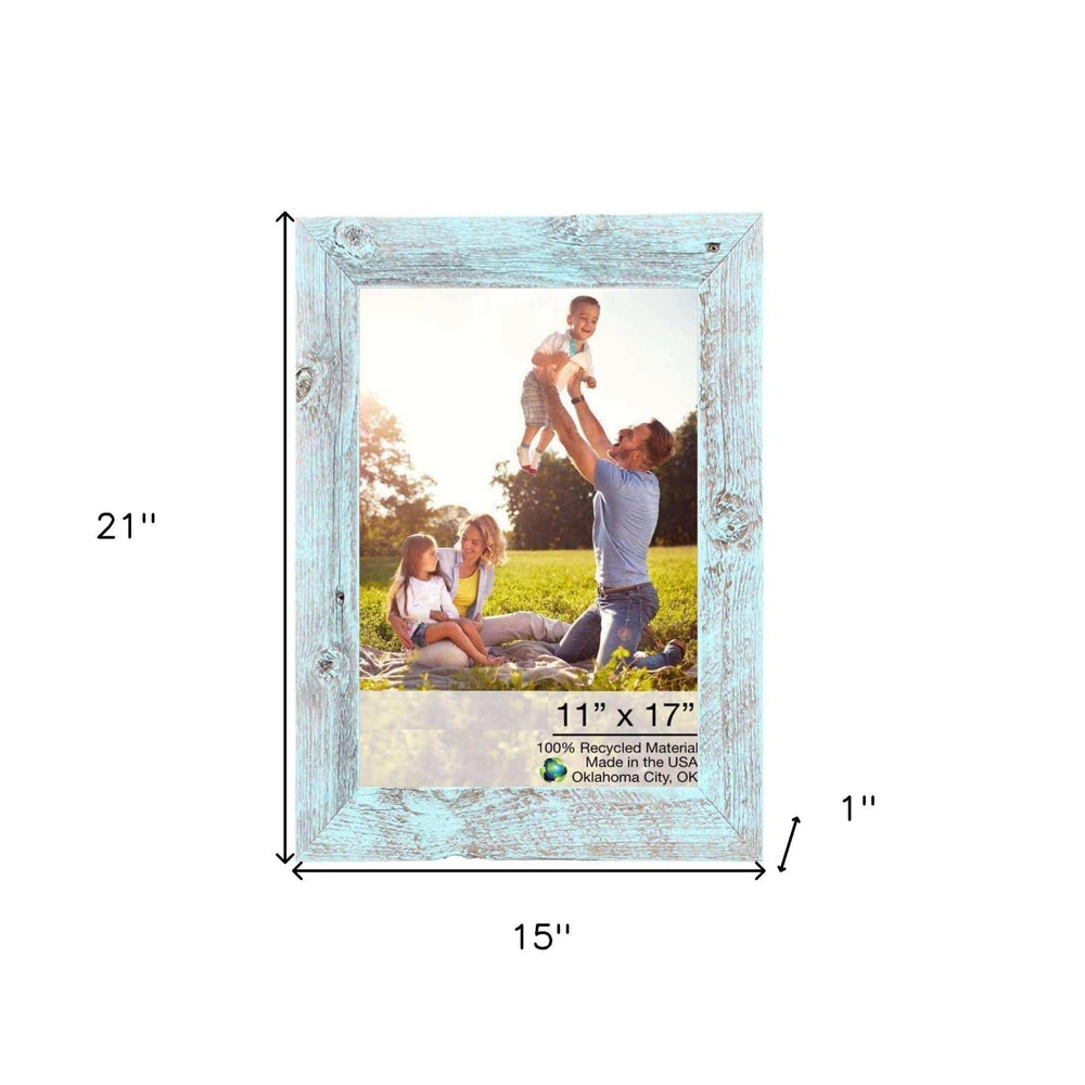 11X17 Rustic Blue Picture Frame - Homeroots - Flyclothing LLC