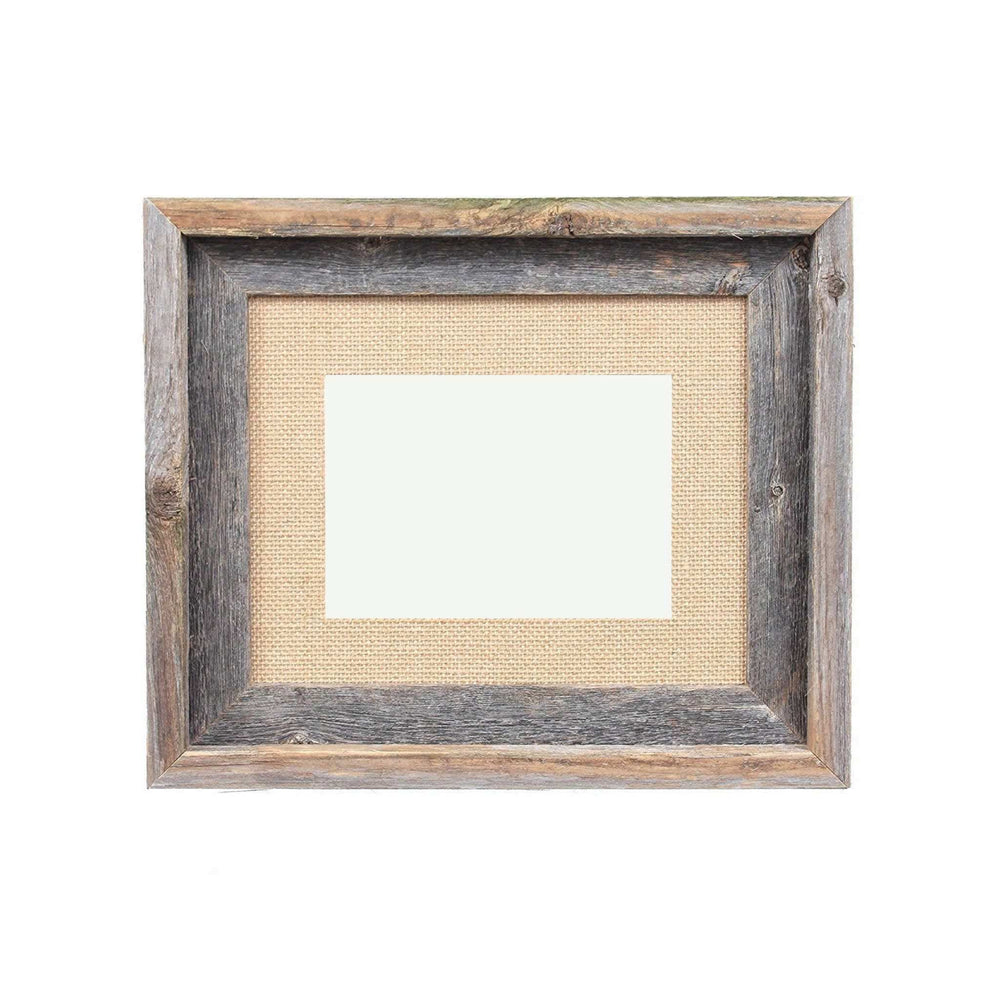 11X14 Rustic Burlap Picture Frame With Plexiglass - Homeroots - Flyclothing LLC