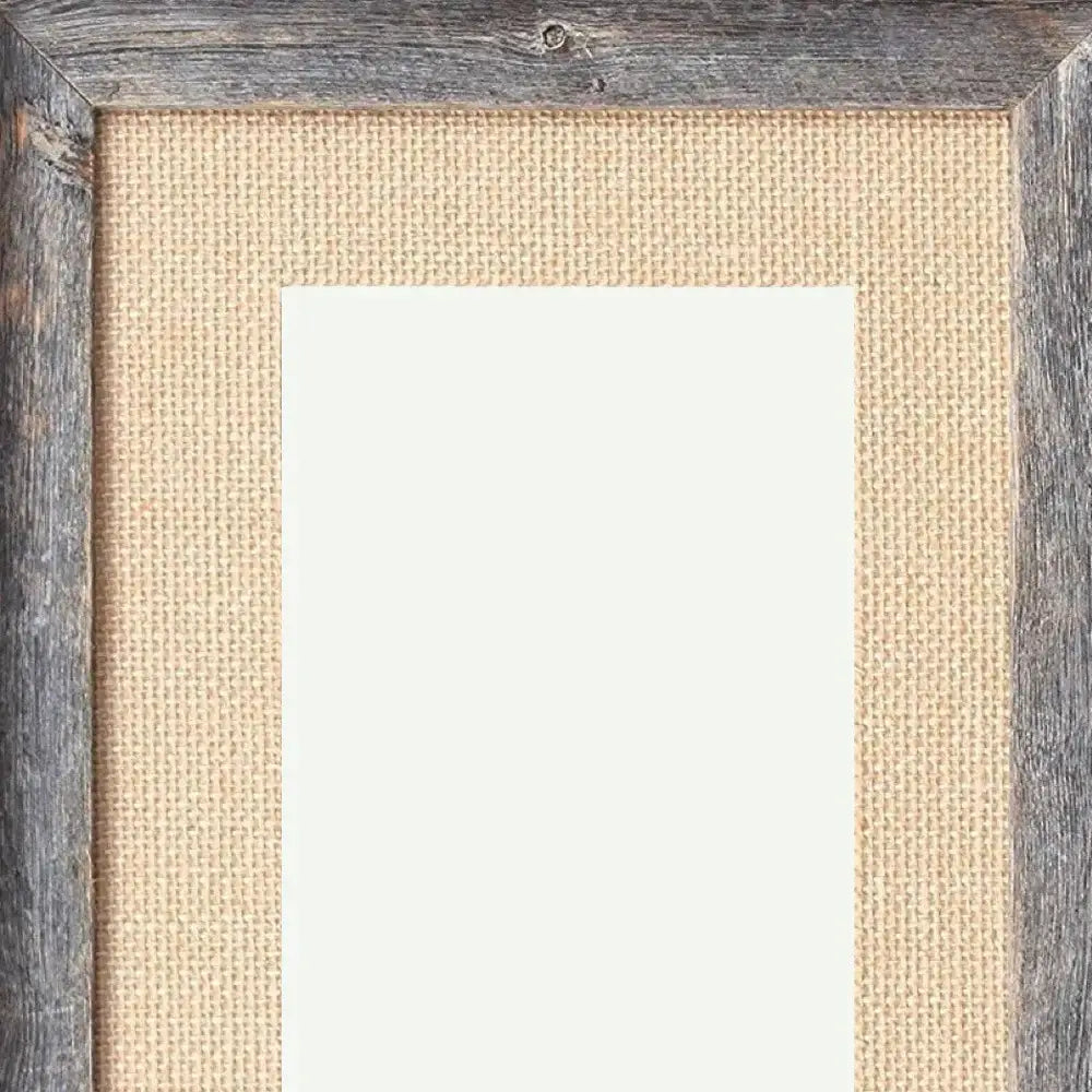 11X14 Rustic Burlap Picture Frame With Plexiglass - Homeroots - Flyclothing LLC