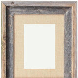 11X14 Rustic Burlap Picture Frame With Plexiglass - Homeroots
