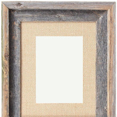 11X14 Rustic Burlap Picture Frame With Plexiglass - Homeroots