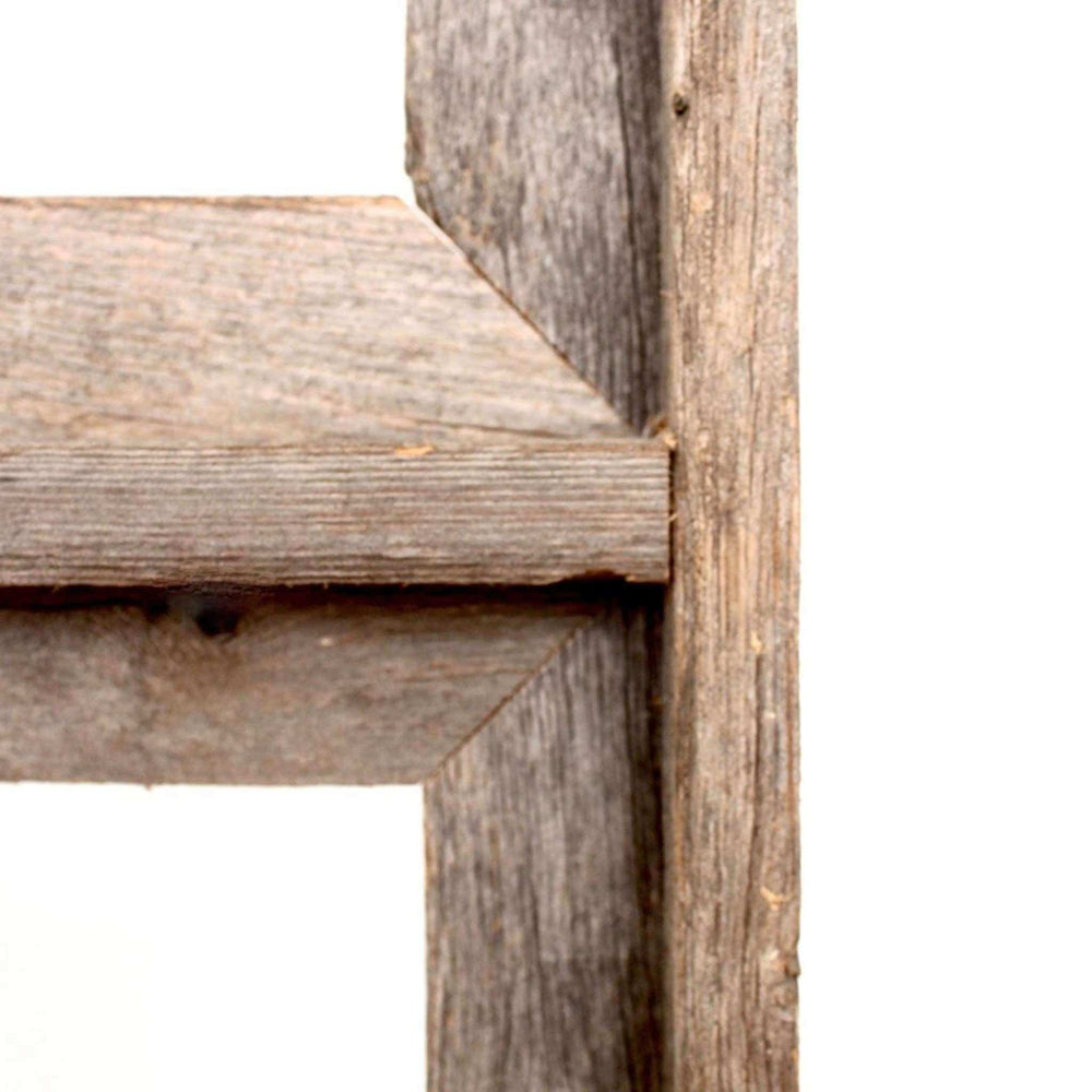 8 x 10 Gray Reclaimed Wood Three Slot Hanging Picture Frame - Homeroots - Flyclothing LLC