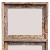 8 x 10 Gray Reclaimed Wood Three Slot Hanging Picture Frame - Homeroots - Flyclothing LLC