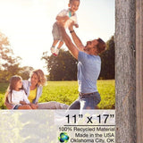 11X17 Natural Weathered Grey Picture Frame - Homeroots
