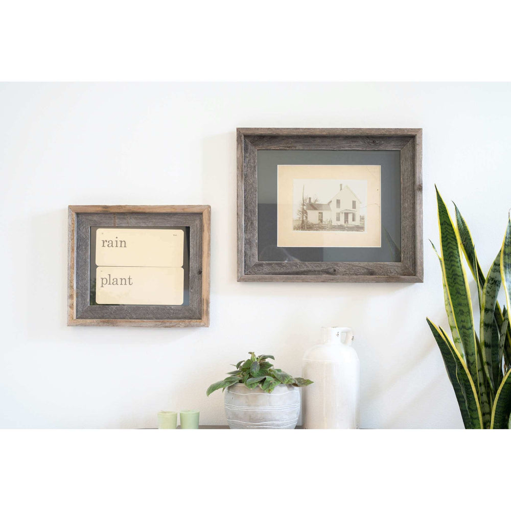 11X14 Rustic Cinder Picture Frame With Plexiglass Holder - Homeroots - Flyclothing LLC