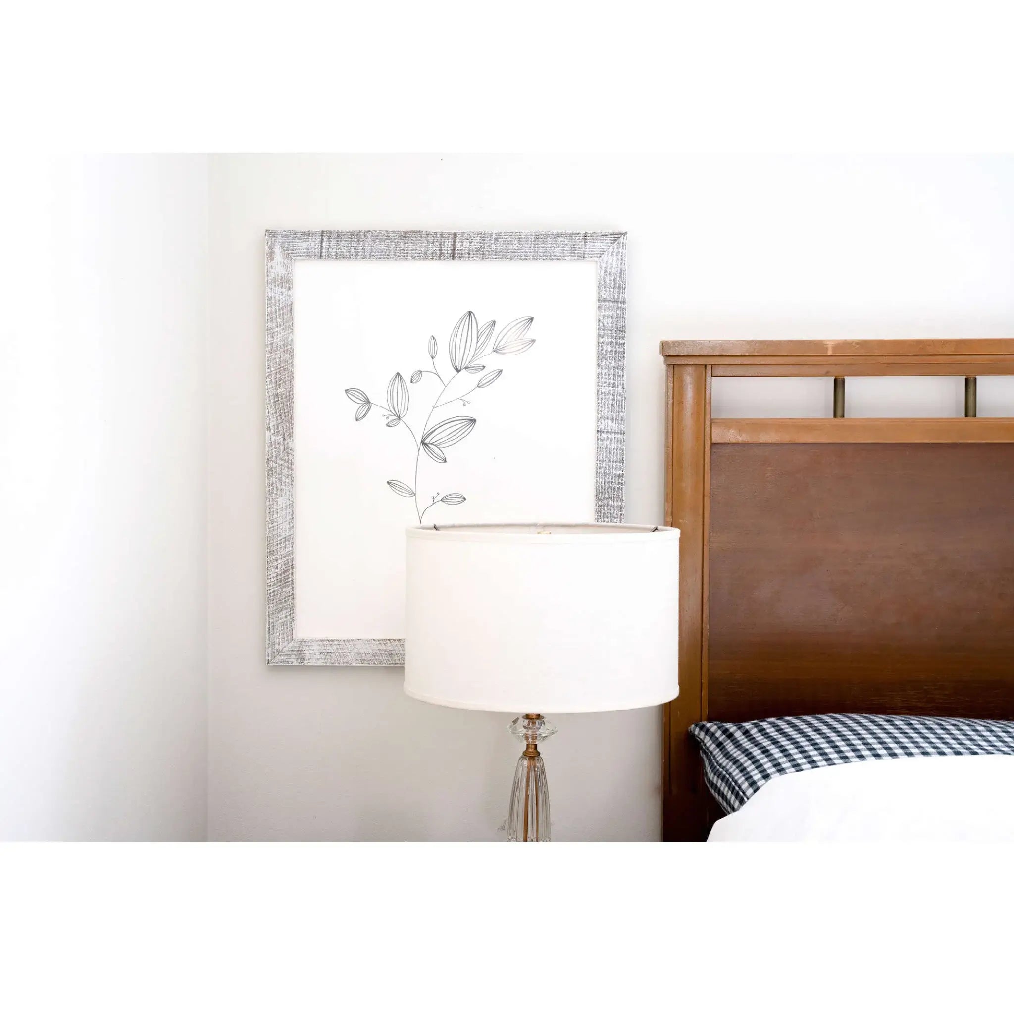 11X14 Rustic White Washed Picture Frame With Plexiglass Holder - Homeroots - Flyclothing LLC