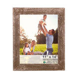 11X14 Rustic Espresso Picture Frame With Plexiglass Holder - Homeroots - Flyclothing LLC