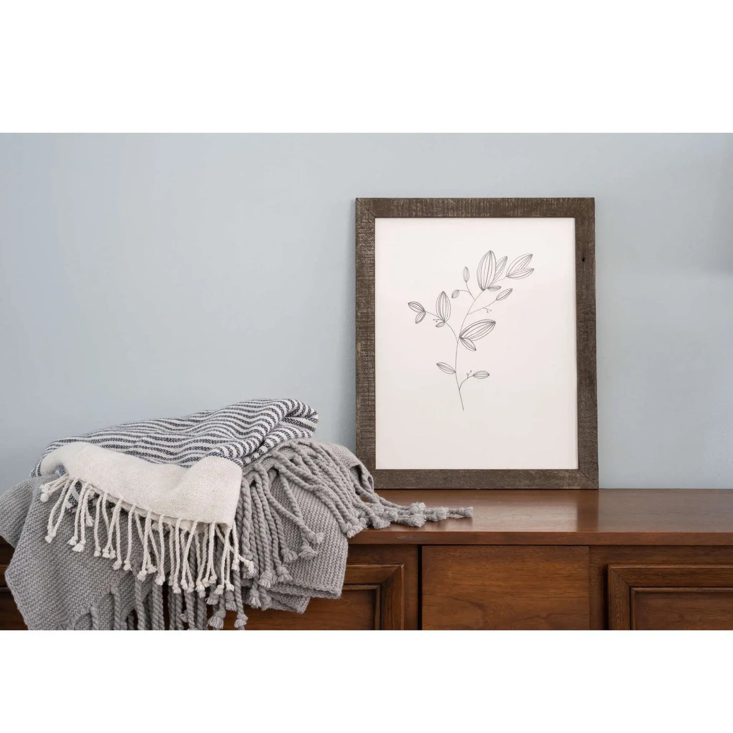 11X17 Rustic Espresso Picture Frame - Homeroots - Flyclothing LLC