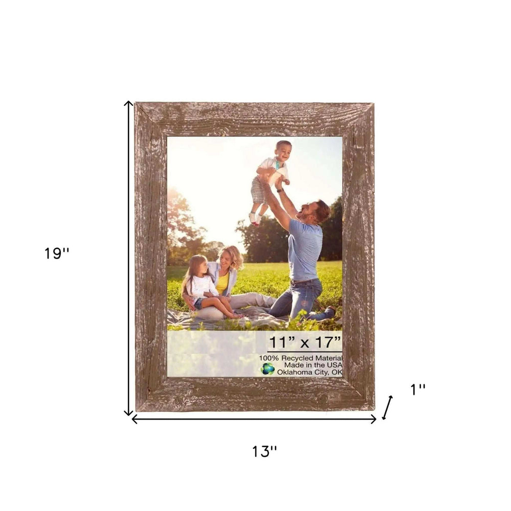 11X17 Rustic Espresso Picture Frame - Homeroots - Flyclothing LLC