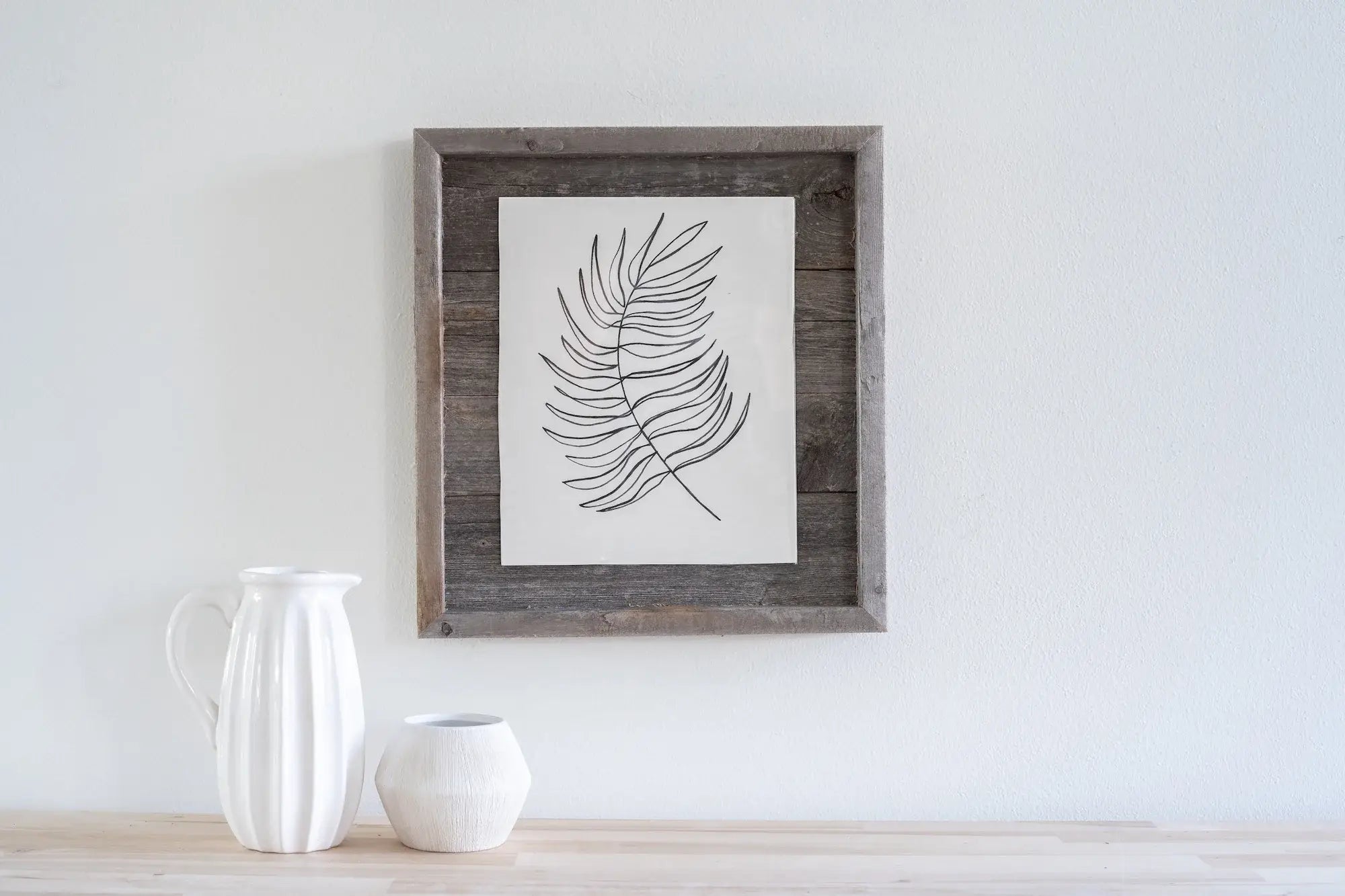 8X10 Rustic Weathered Grey Picture Frame With Plexiglass Holder - Homeroots - Flyclothing LLC