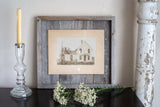 8X10 Rustic Weathered Grey Picture Frame With Plexiglass Holder - Homeroots - Flyclothing LLC