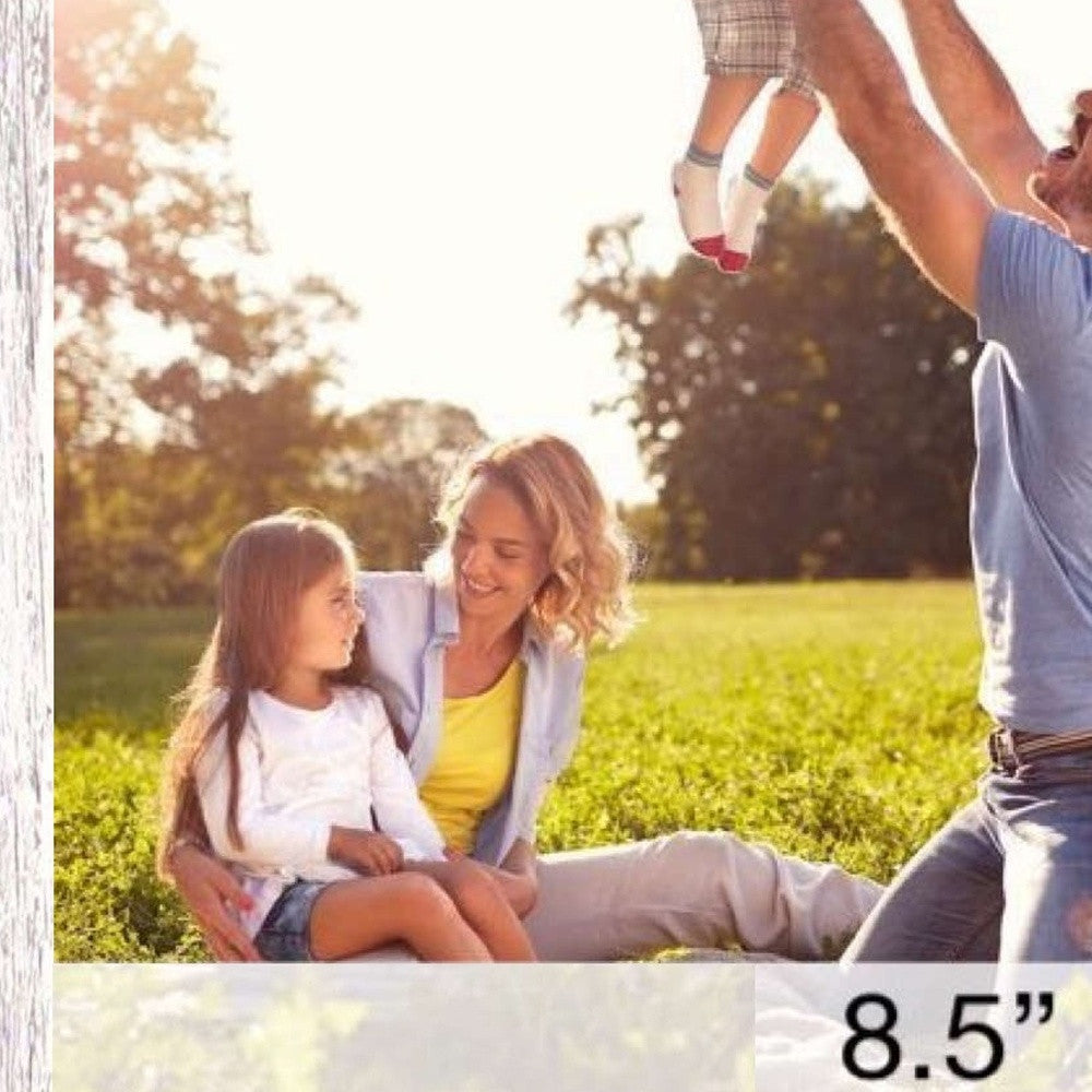 12"X15" Rustic White Washed Grey Picture Frame - Homeroots - Flyclothing LLC