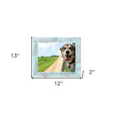 10X10 Rustic White Washed Picture Frame With Plexiglass Holder - Homeroots - Flyclothing LLC