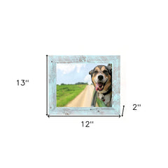 10X10 Rustic Blue Picture Frame