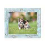 11"X11" Rustic Blue Picture Frame - Homeroots