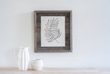 5X7 Natural Weathered Grey Picture Frame With Plexiglass Holder - Homeroots